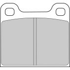 Plaquette moto Ferodo FDB2136SG Métallique Tout Terrain Plaquette moto Ferodo FDB2136SG Métallique Tout Terrain