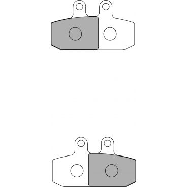 Plaquette moto Ferodo FDB2146P Organic