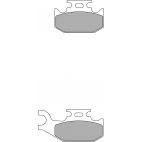 Plaquette moto Ferodo FDB2149SG Métallique Tout Terrain Plaquette moto Ferodo FDB2149SG Métallique Tout Terrain