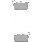 Plaquette moto Ferodo FDB2162SG Métallique Tout Terrain