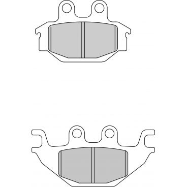 Plaquette moto Ferodo FDB2184SG Métallique Tout Terrain