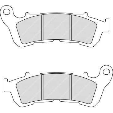 Plaquette moto Ferodo FDB2196ST Métallique