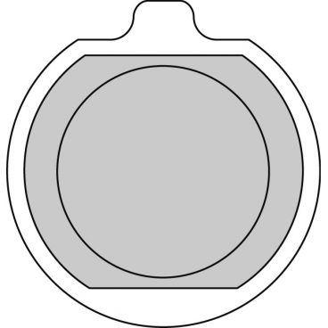 Plaquette moto Ferodo FDB220P Organic