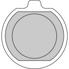 Plaquette moto Ferodo FDB220P Organic