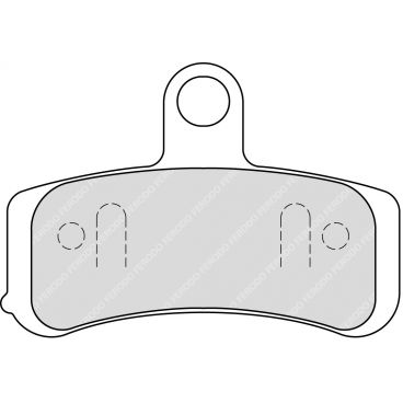 Plaquette moto Ferodo FDB2250ST Métallique