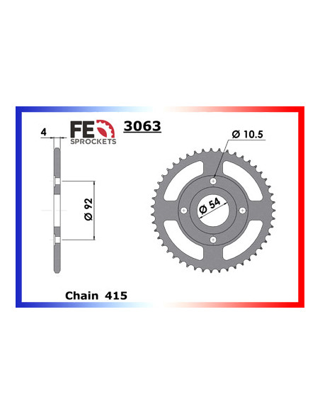 X.POWER.50 '97/99 12X47 RK415H *