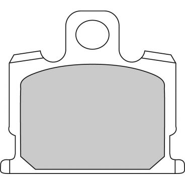 Plaquette moto Ferodo FDB277P Organic