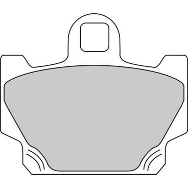 Plaquette moto Ferodo FDB311P Organic