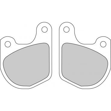 Plaquette moto Ferodo FDB333P Organic