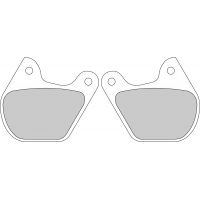 Plaquette moto Ferodo FDB334P Organic