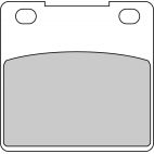 Plaquette moto Ferodo FDB338ST Métallique Plaquette moto Ferodo FDB338ST Métallique