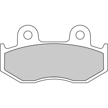 Plaquette moto Ferodo FDB382SG Métallique Tout Terrain