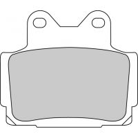 Plaquette moto Ferodo FDB386ST Métallique