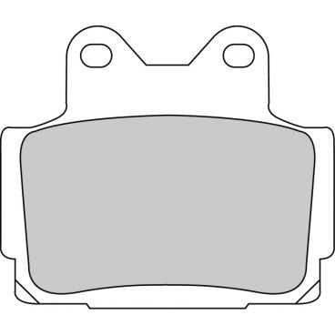 Plaquette moto Ferodo FDB386ST Métallique