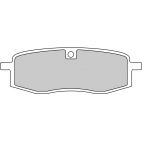 Plaquette moto Ferodo FDB411P Organic Plaquette moto Ferodo FDB411P Organic