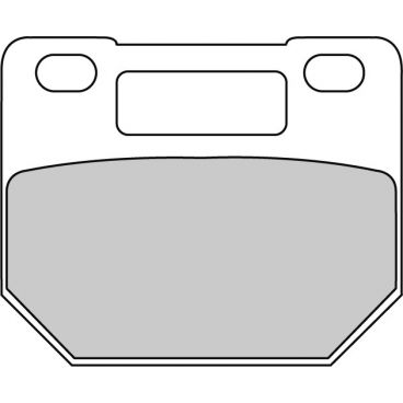 Plaquette moto Ferodo FDB437P Organic