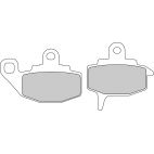 Plaquette moto Ferodo FDB494P Organic Plaquette moto Ferodo FDB494P Organic