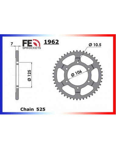 1200.BONNEVILLE T120 '16/19 17X37 RK525FEX µ 1200.BONNEVILLE T120 '16/19 17X37 RK525FEX µ