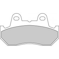 Plaquette moto Ferodo FDB538ST Métallique