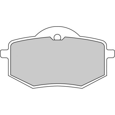 Plaquette moto Ferodo FDB591P Organic