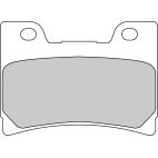 Plaquette moto Ferodo FDB666ST Métallique