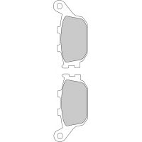 Plaquette moto Ferodo FDB754P Organic
