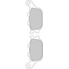 Plaquette moto Ferodo FDB754ST Métallique Plaquette moto Ferodo FDB754ST Métallique