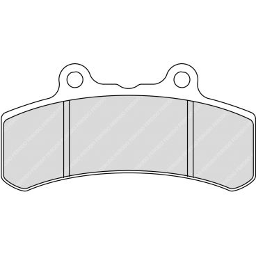 Plaquette moto Ferodo FDB847P Organic