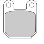 Plaquette moto Ferodo FRP405P Organic
