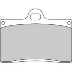 Plaquette moto Ferodo FRP408XRAC Métallique Racing