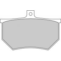 Plaquette moto Ferodo FRP410CP Organic racing