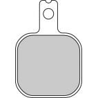 Plaquette moto Ferodo FRP415P Organic