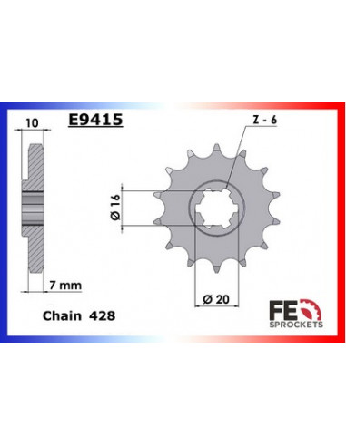 125.XRX '99/08, RX.125 D/SM '07/09 14X48 428H *