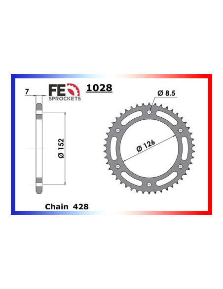 125.XRX SM '07/08 14X46 RK428FEX