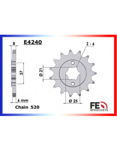 300.BAJA / CROSSER '08-10 15X40 RK520GXW