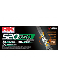 CHAINE RK 520XSO 048 MAILLONS avec Attache à River.