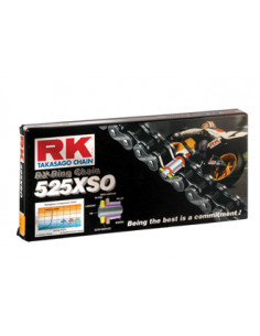 CHAINE RK 525XSO 116 MAILLONS avec Attache à River.