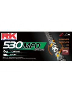 CHAINE RK 530MFO 112 MAILLONS avec Attache à River.