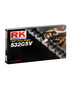 CHAINE RK 532GSV 114 MAILLONS avec Attache à River.