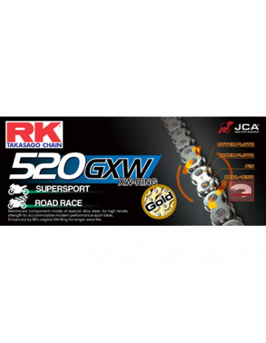 ATTACHE A RIVER - AXES PLEINS - RK GB520GXW