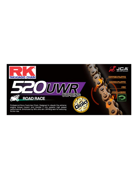 CHAINE RK GB520UWR 100 MAILLONS avec Attache à River.