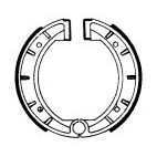 Jeu de Mâchoires de Frein Ferodo FSB808 Jeu de Mâchoires de Frein Ferodo FSB808