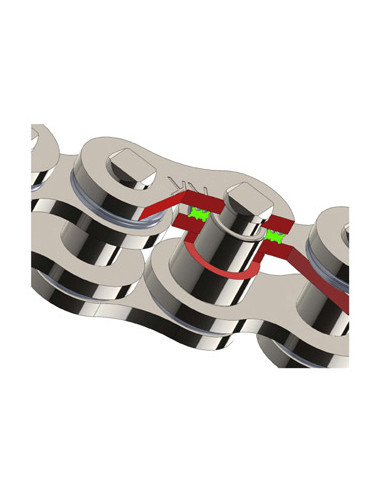 CHAINE RK NB525GXW 044 MAILLONS avec Attache à River.