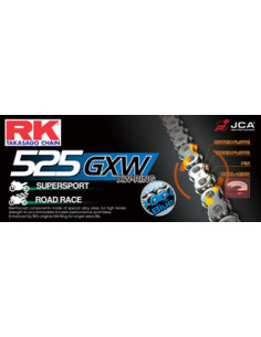 CHAINE RK NB525GXW 082 MAILLONS avec Attache à River.