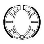 Jeu de Mâchoires de Frein Ferodo FSB827