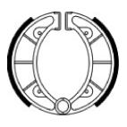 Jeu de Mâchoires de Frein Ferodo FSB831 Jeu de Mâchoires de Frein Ferodo FSB831