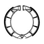 Jeu de Mâchoires de Frein Ferodo FSB853 Jeu de Mâchoires de Frein Ferodo FSB853