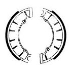 Jeu de Mâchoires de Frein Ferodo FSB855 Jeu de Mâchoires de Frein Ferodo FSB855