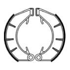 Jeu de Mâchoires de Frein Ferodo FSB923