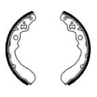 Jeu de Mâchoires de Frein Ferodo FSB934